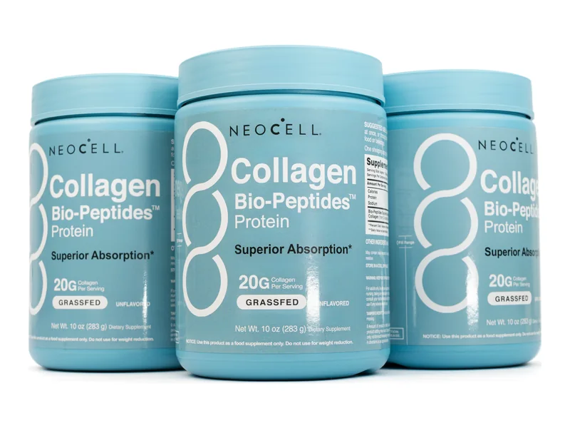 Tres frascos de Colágeno Bio-Péptidos 20 g NeoCell
